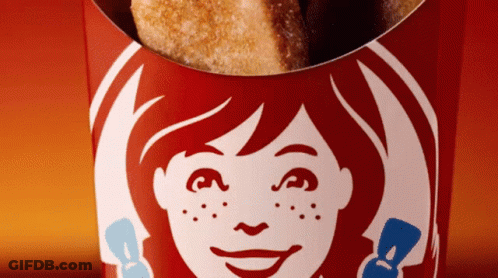 Wendy's Container With Logo GIF