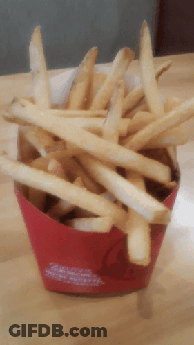 Wendy's French Fries Container GIF