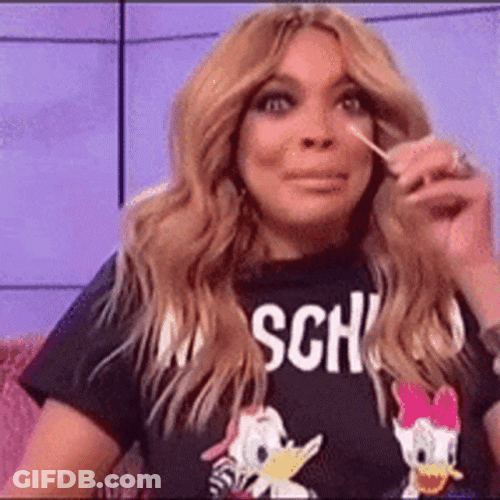 Wendy Williams Funny Wiping Tears GIF
