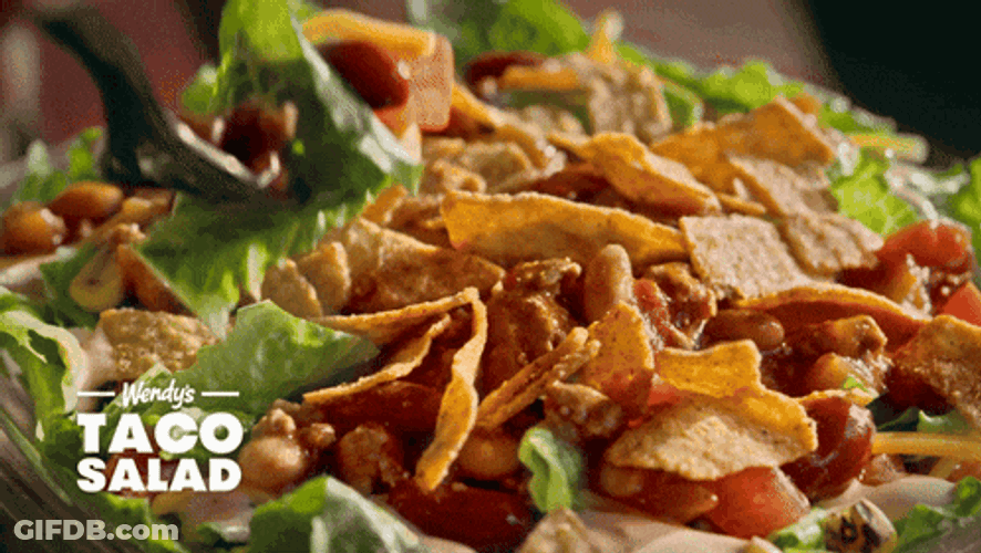 Wendys Taco Salad GIF