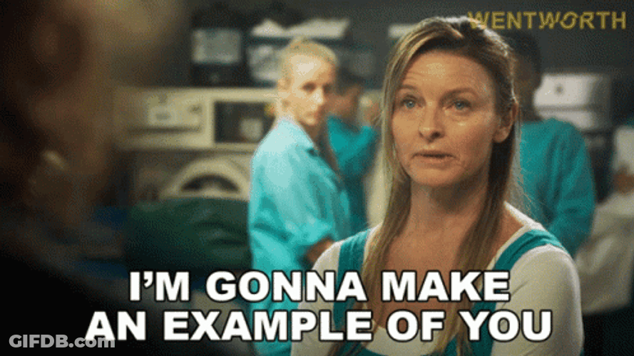 Wentworth Karen Proctor Make An Example Of You GIF