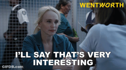Wentworth Poster Women Talking In Jail Cell GIF