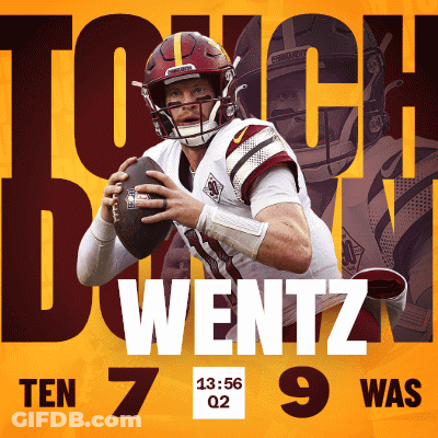 Wentz Holding Football GIF