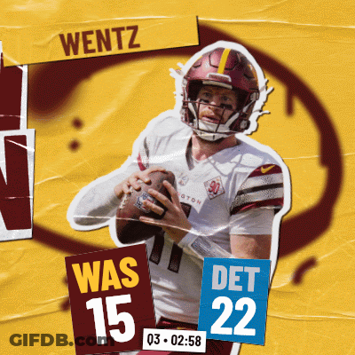 Wentz Holding Football GIF