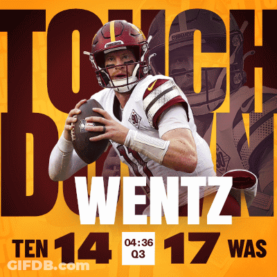 Wentz Holding Football GIF