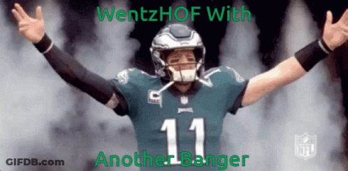 Wentzhof With Another Banger Football Player Arms Outstretched GIF
