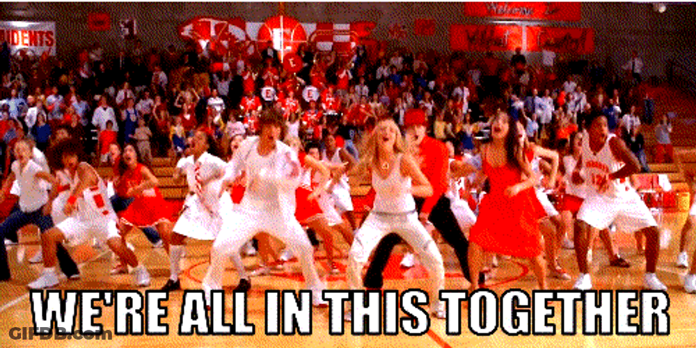 Were All In This Together High School Musical GIF