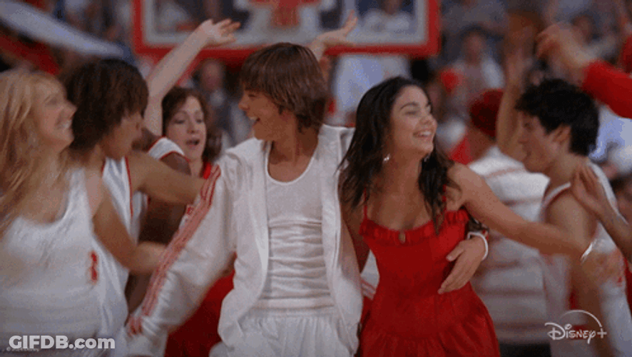 Were All In This Together HSM Final Scene GIF