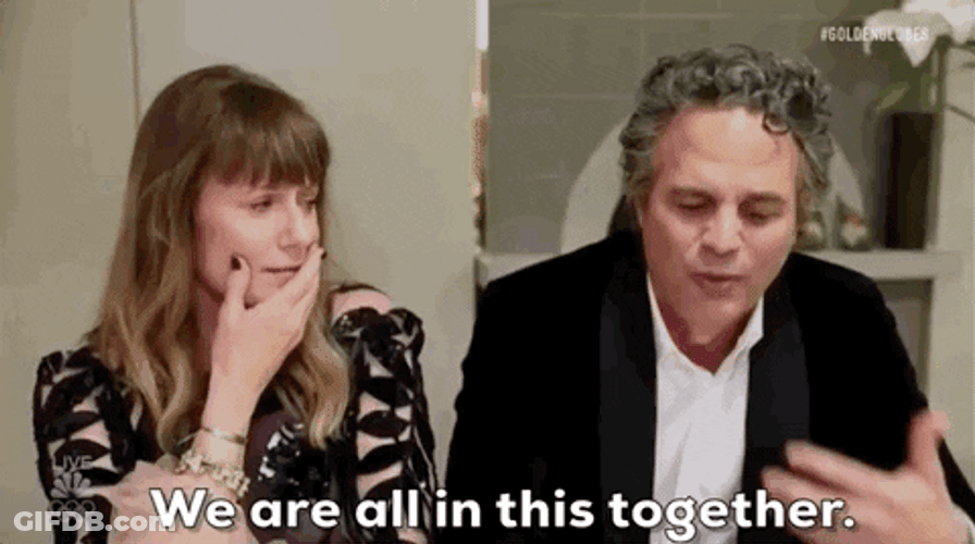 Were All In This Together Mark Ruffalo GIF