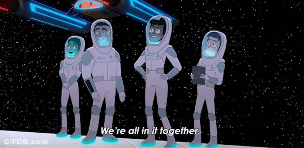 Were All In This Together Star Trek GIF