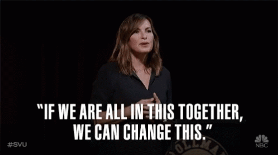 Were All In This Together SVU Olivia Benson GIF