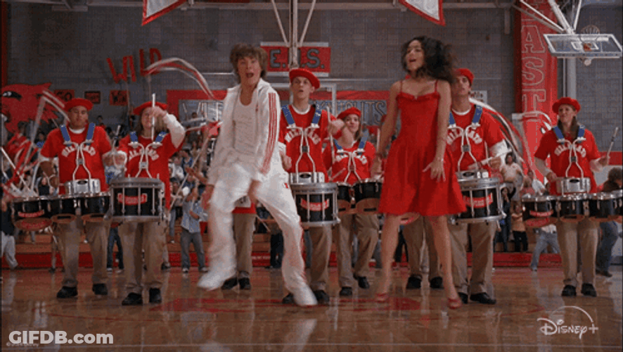 Were All In This Together Troy And Gabriella GIF
