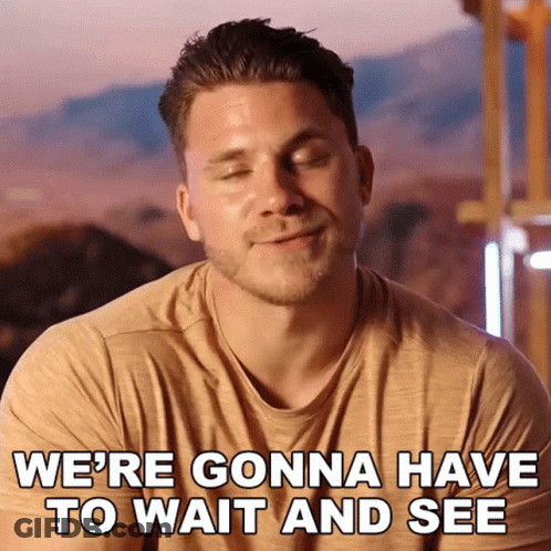 Were Gonna Have To Wait And See William Gagnon GIF