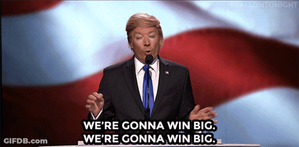 Were Gonna Win Big Man GIF