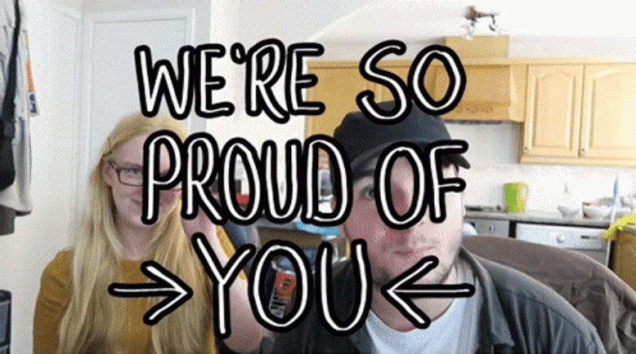 We’re So Proud Of You Adam Smith Stephanie GIF