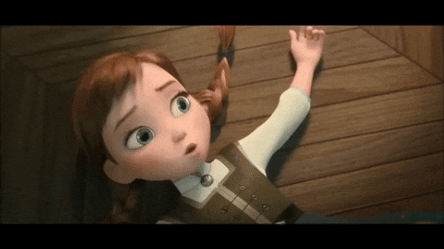 Were Waiting Frozen Young Anna GIF
