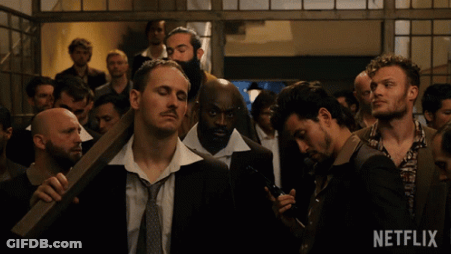 Were Waiting Gunpowder Milkshake GIF