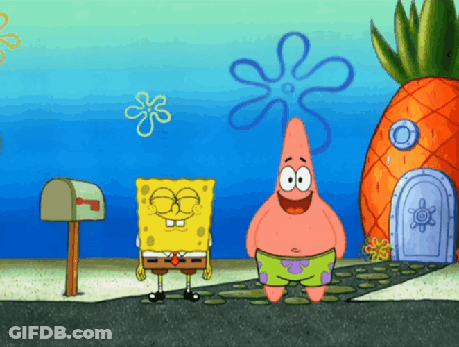 Were Waiting SpongeBob SquarePants And Patrick Star GIF