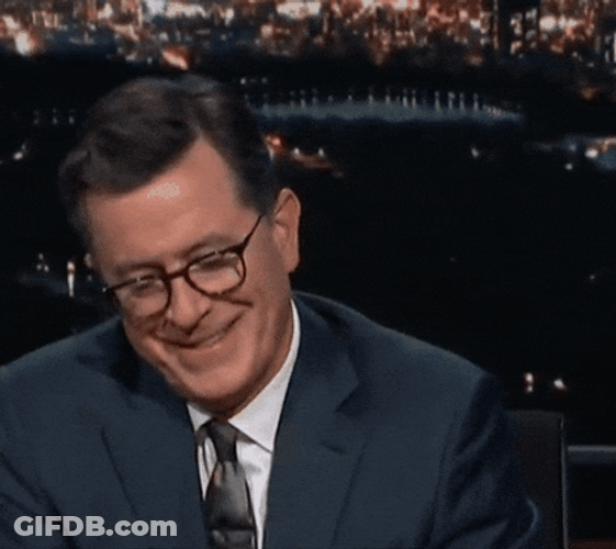 Were Waiting Stephen Colbert Tapping His Watch GIF