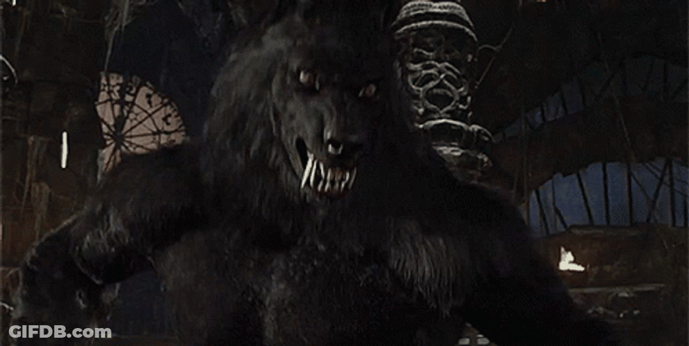 Werewolf Growling Close Up Van Helsing GIF