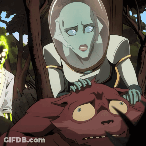 Werewolf Holding Red Apple #Freeweasel GIF