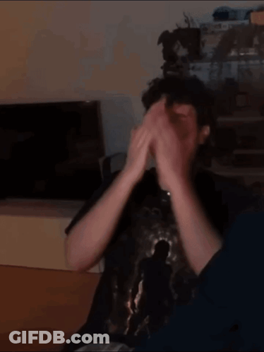 Werewolf In Woods Under Full Moon GIF