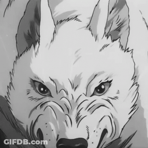 Werewolf Running Princess Mononoke GIF