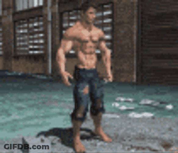 Werewolf Transformation 3D Animation Video Game GIF