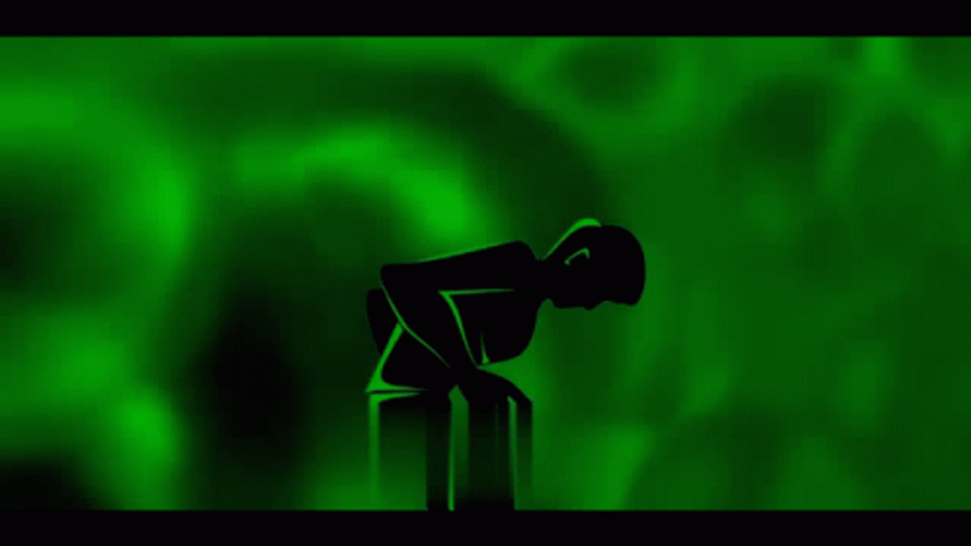 Werewolf Transformation Ben 10 Animation Green GIF