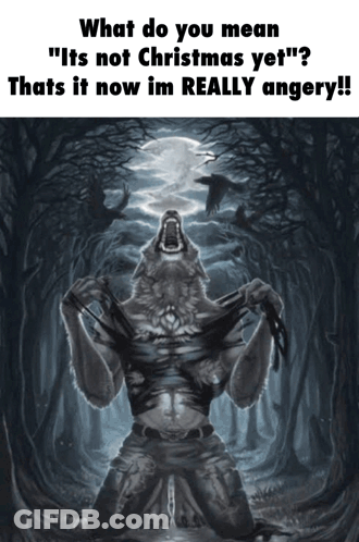 Werewolf With What Caption GIF
