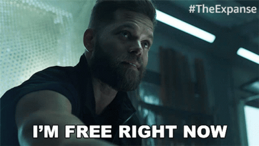 Wes Chatham Im Free Right Now GIF