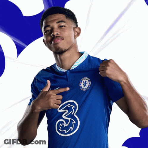 Wesley Fofana Gol Chelsea GIF