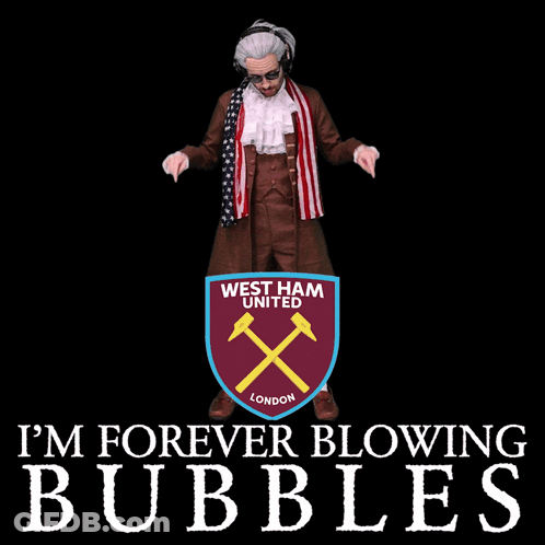 West Ham United Logo With Crossed Hammers GIF