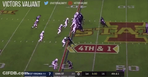 West Virginia Vs Iowa State Football Game GIF