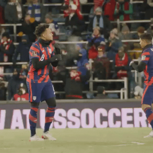 Weston Mckennie Funny Walking In Field GIF