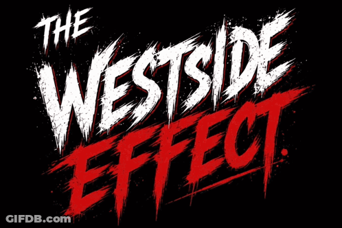 Westside Effect Written In White On Dark Background GIF