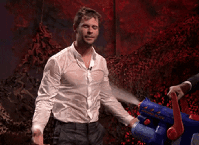 Wet Actor Chris Hemsworth GIF