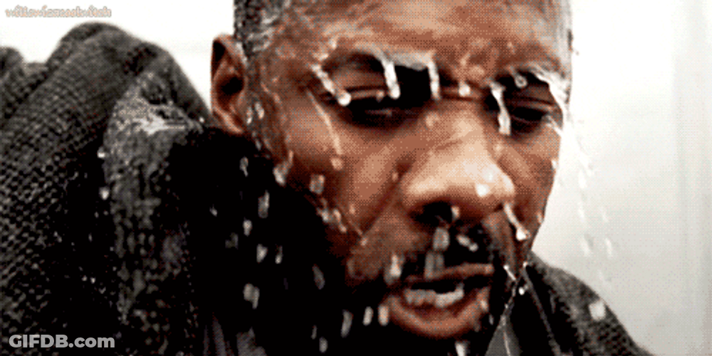 Wet Actor Idris Elba GIF