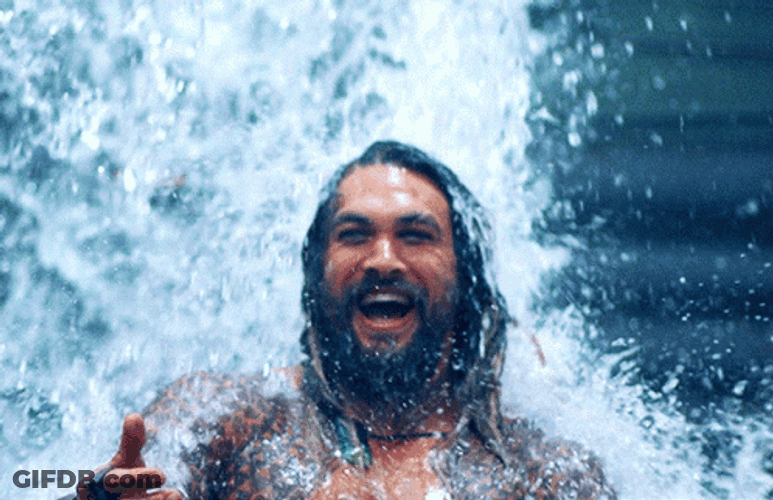 Wet Actor Jason Momoa GIF