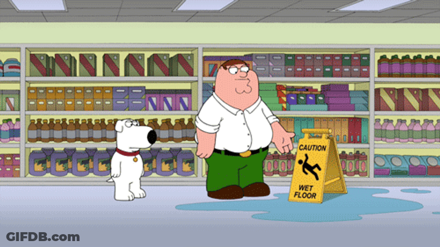 Wet Family Guy GIF