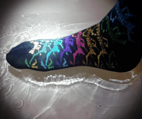 Wet Sock Satisfaction GIF