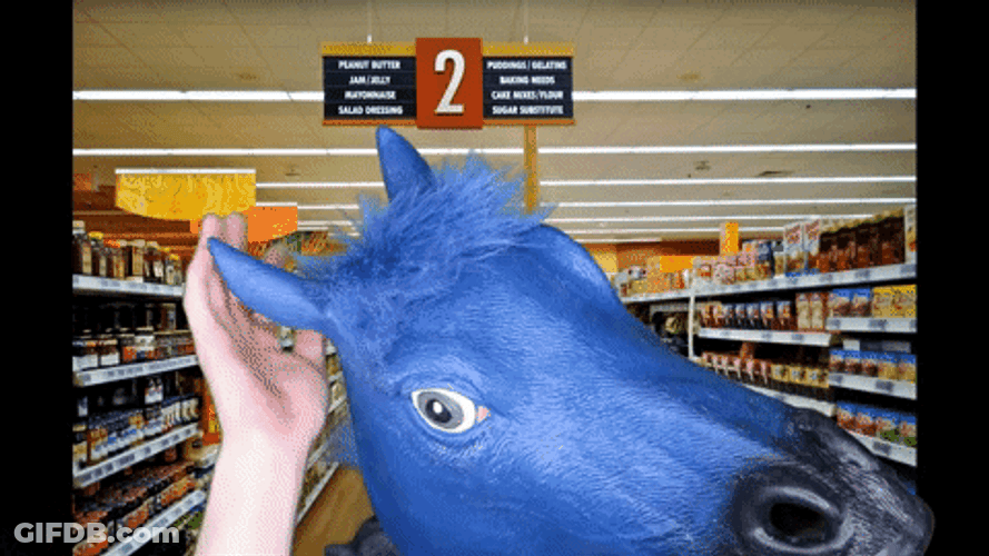 Whaaat Blue Mane Ear Cupping Gesture GIF