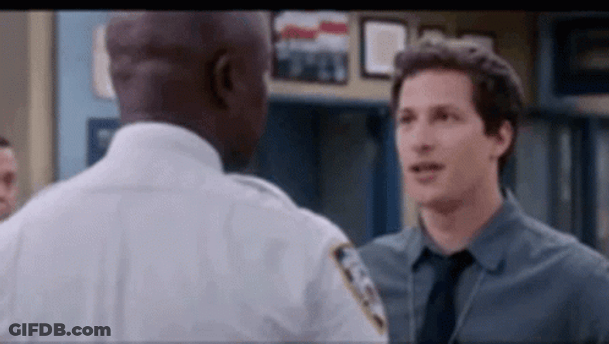 Whaaat Brooklyn Nine Nine Jake Peralta GIF