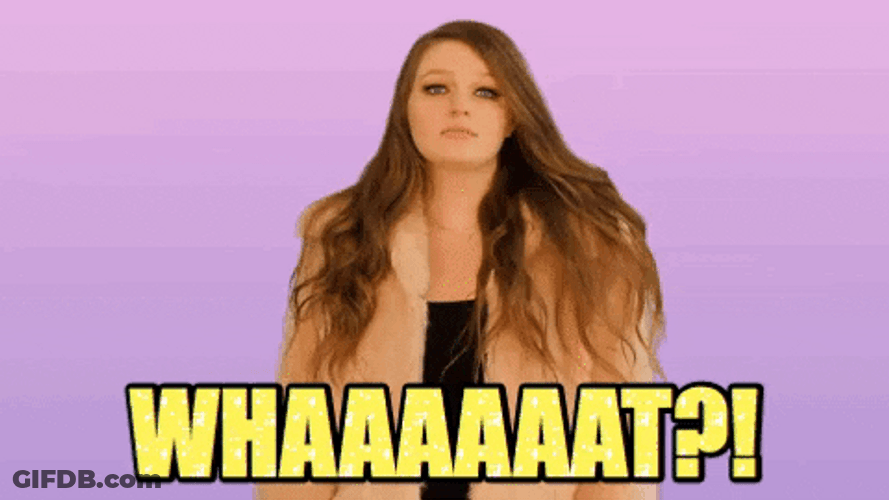 Whaaat Chubby Lady Flabbergasted Expression GIF