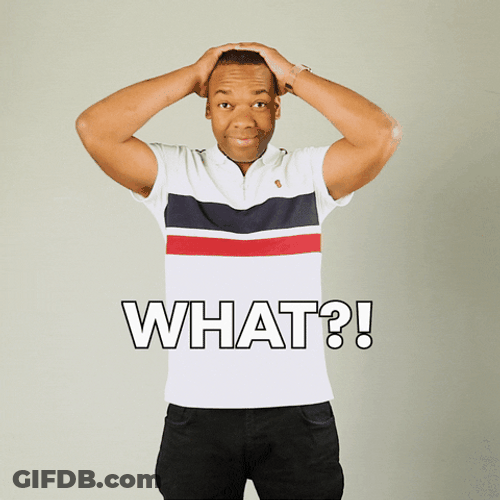 Whaaat Face Palm Surprised Expression GIF