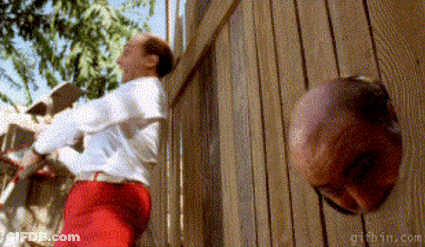 Whack A Mole Hitting Human Head GIF