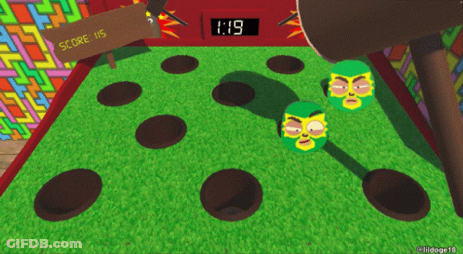 Whack A Mole The Gimmicks GIF