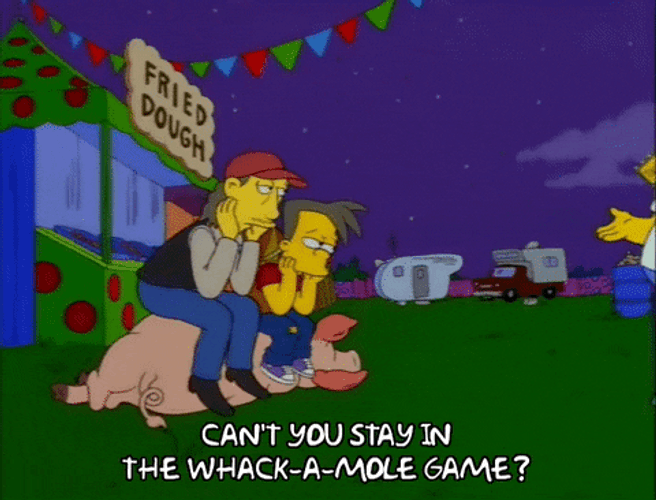 Whack A Mole The Simpsons Meme GIF