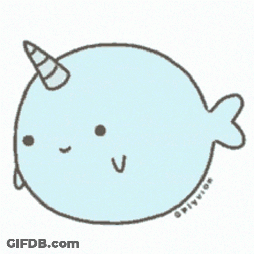 Whale With Horn GIF