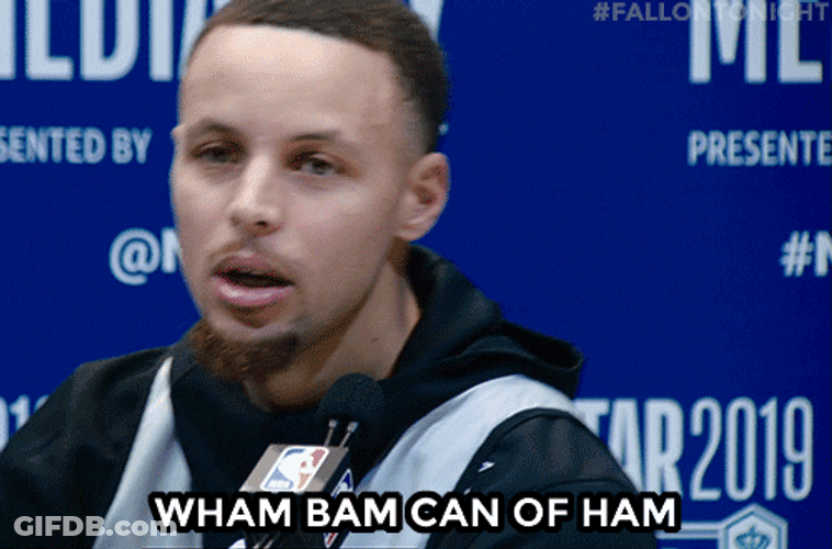 Wham Bam Stephen Curry NBA GIF